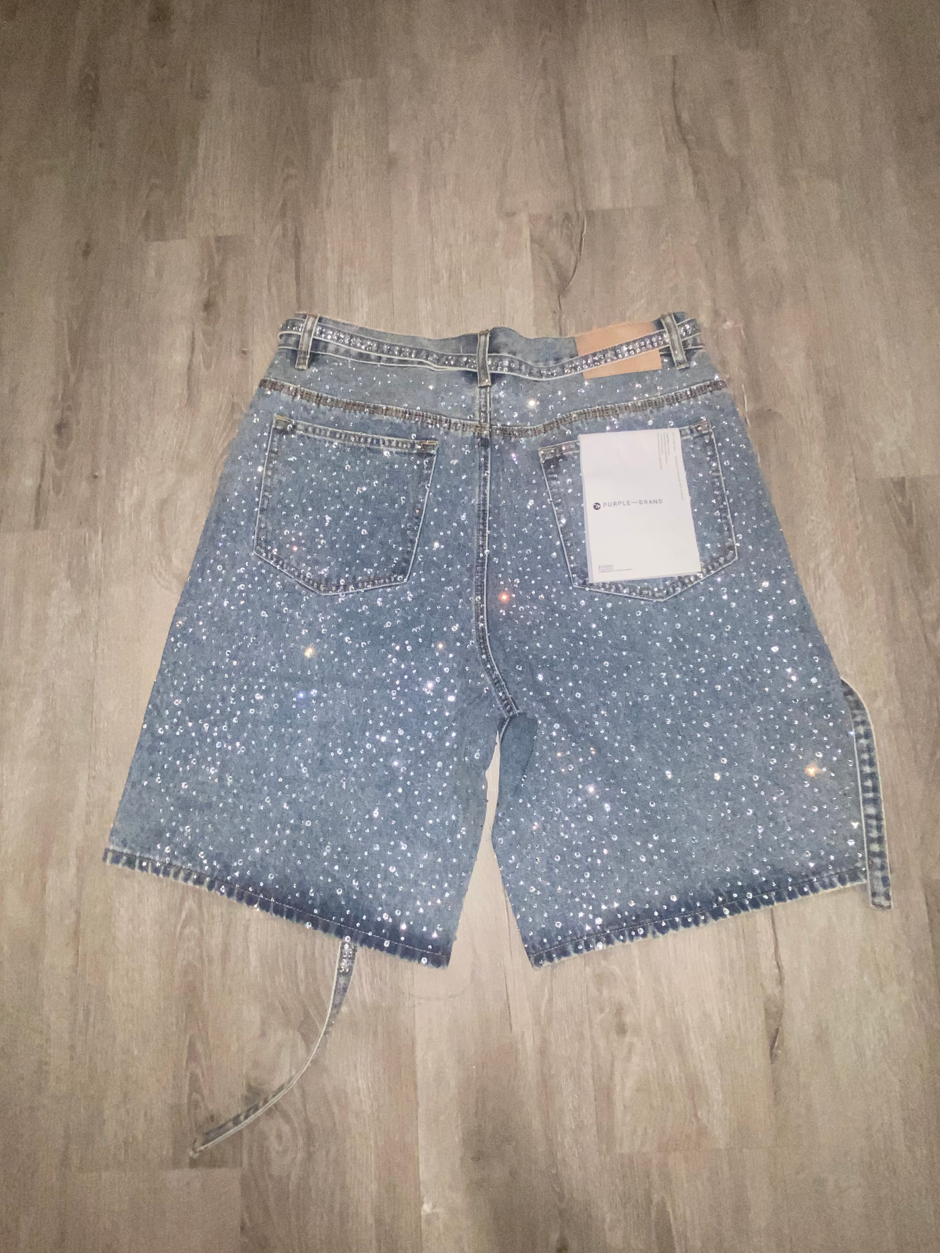 Purple shorts
